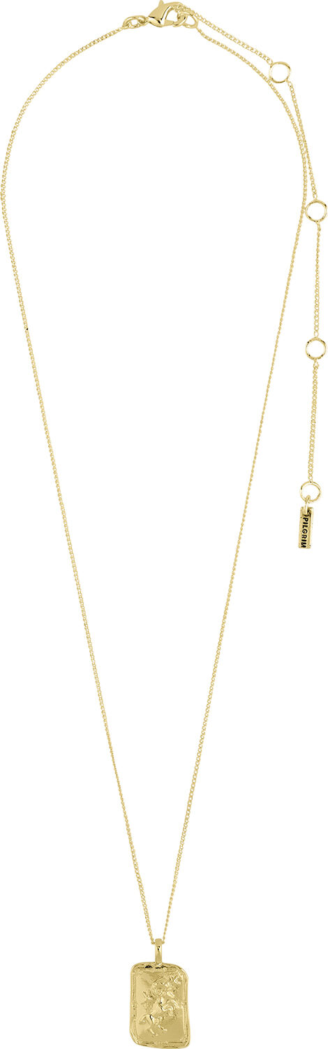ARIES recycled Zodiac Sign necklace, gold-plated