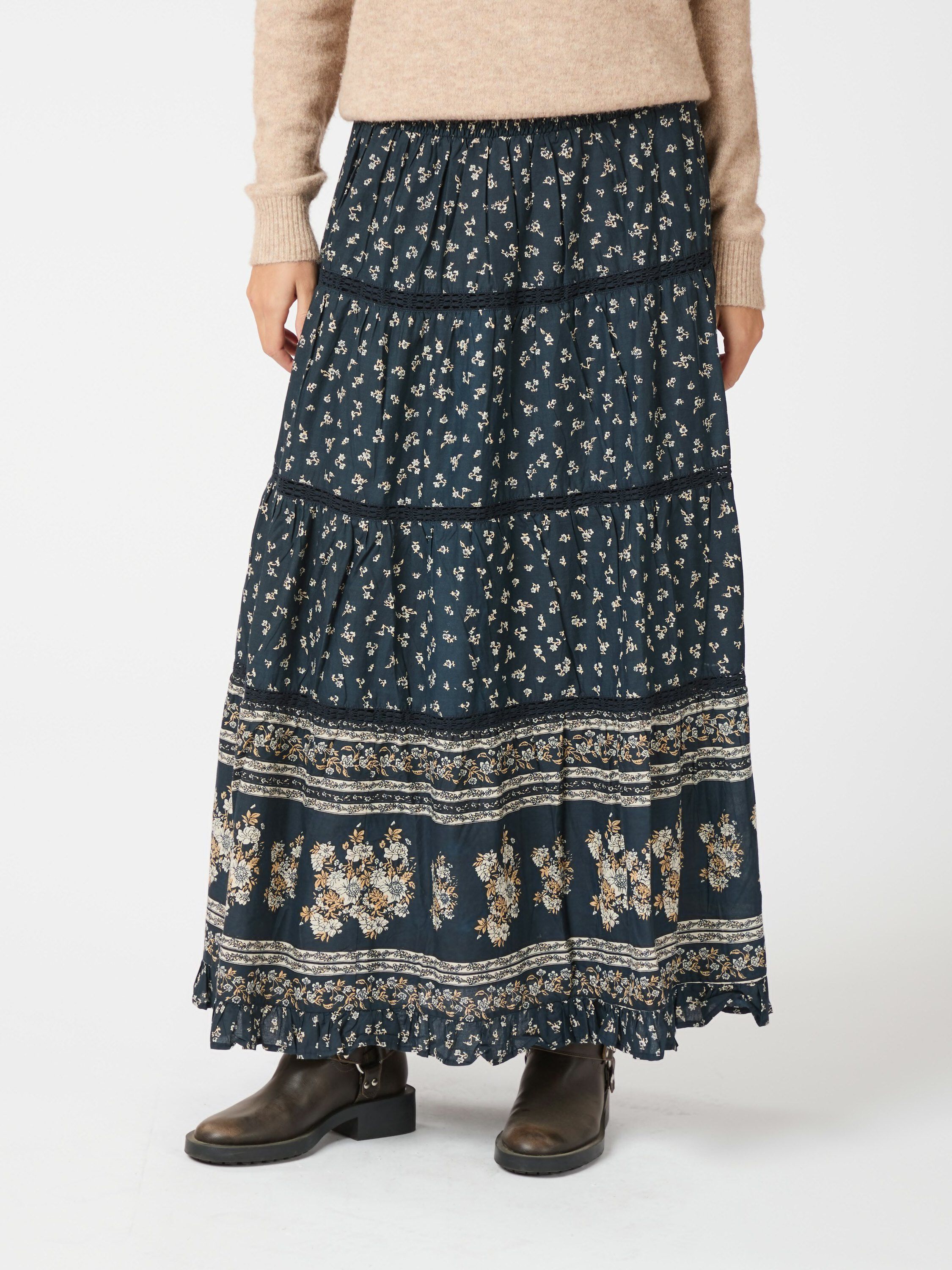 Felicia Mini Border Skirt