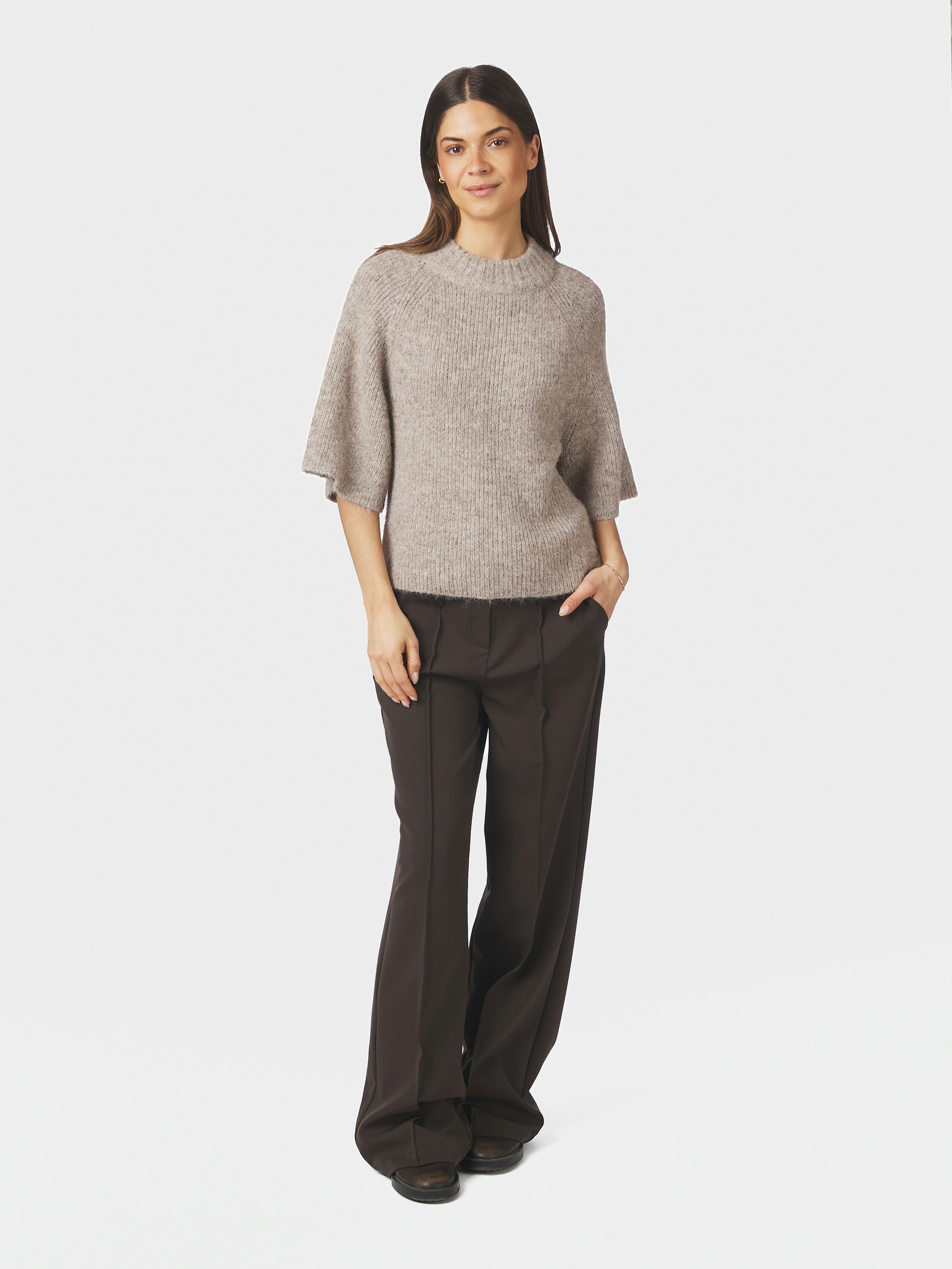Bandi Fluffy Knit Blouse