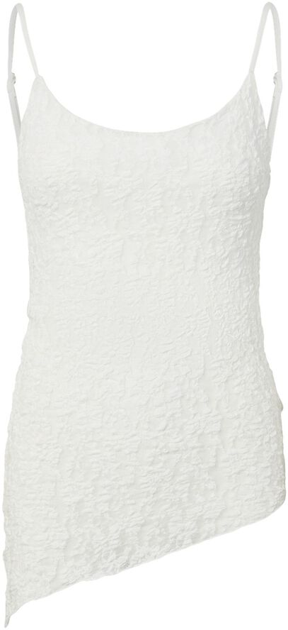 PCARIANA SL ASYMMETRIC LACE TOP D2D