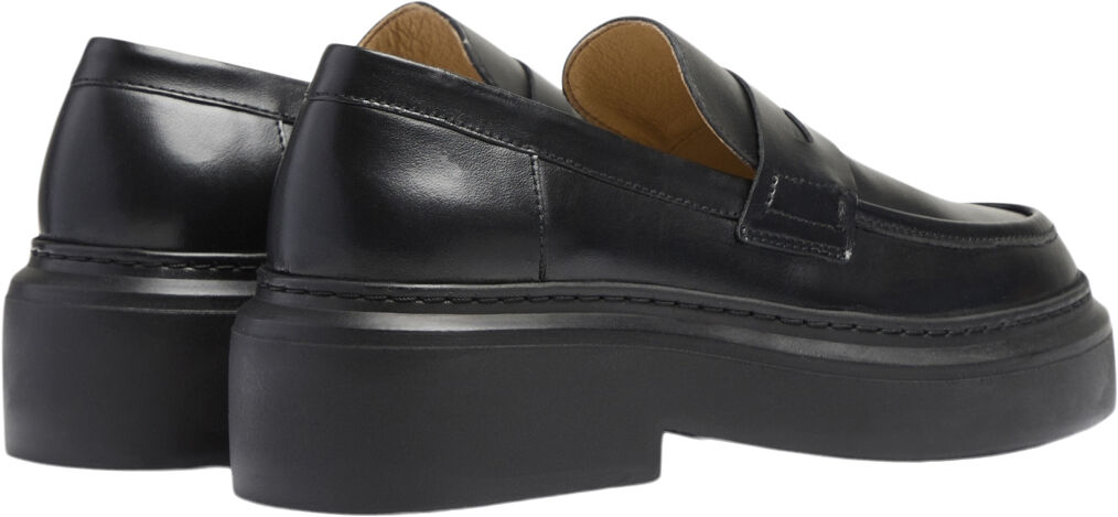 June Loafer - Black Leather / Black Sole