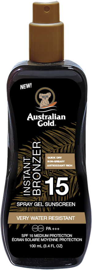 Instant Bronzer Spraygel Travel Size SPF 15