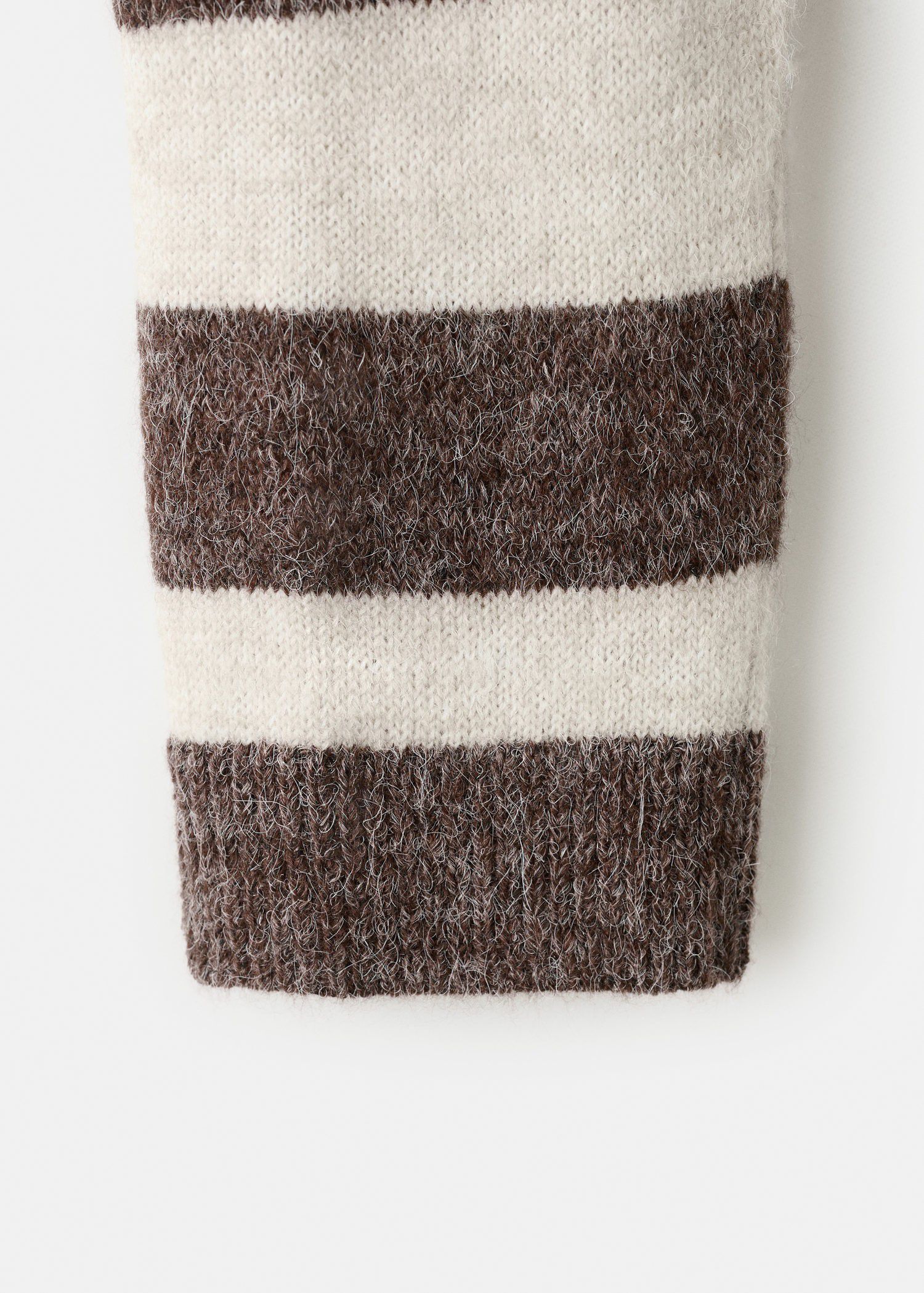 Knit striped sweater