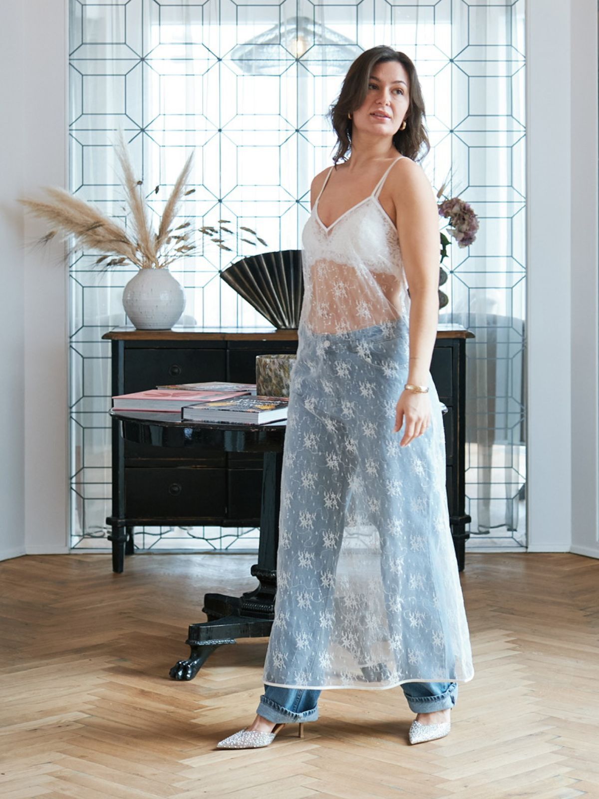 Tarzana Lace Sequins Dress