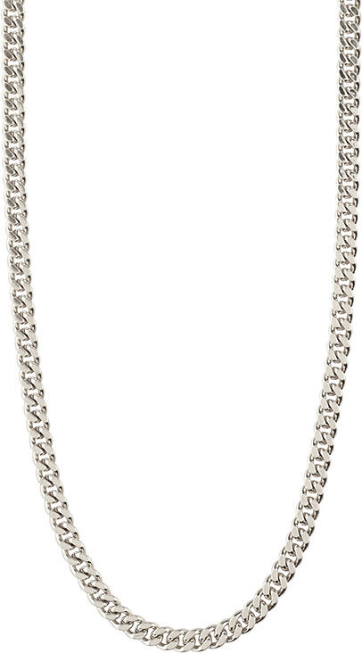 Halsk&aelig;de, Fuchsia, S&oslash;lvbelagt