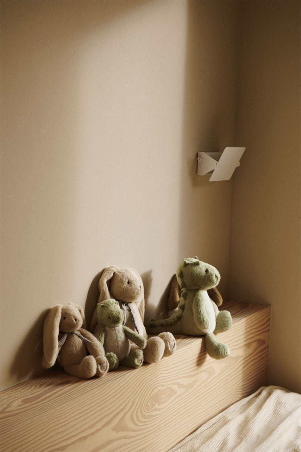 Binnie Crocodile Small Teddy Faune