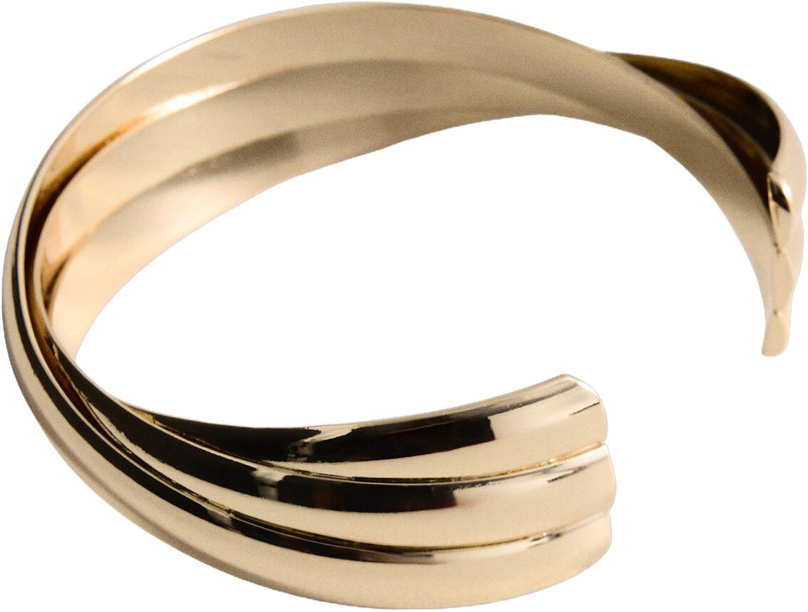 Rigid bracelet with relief