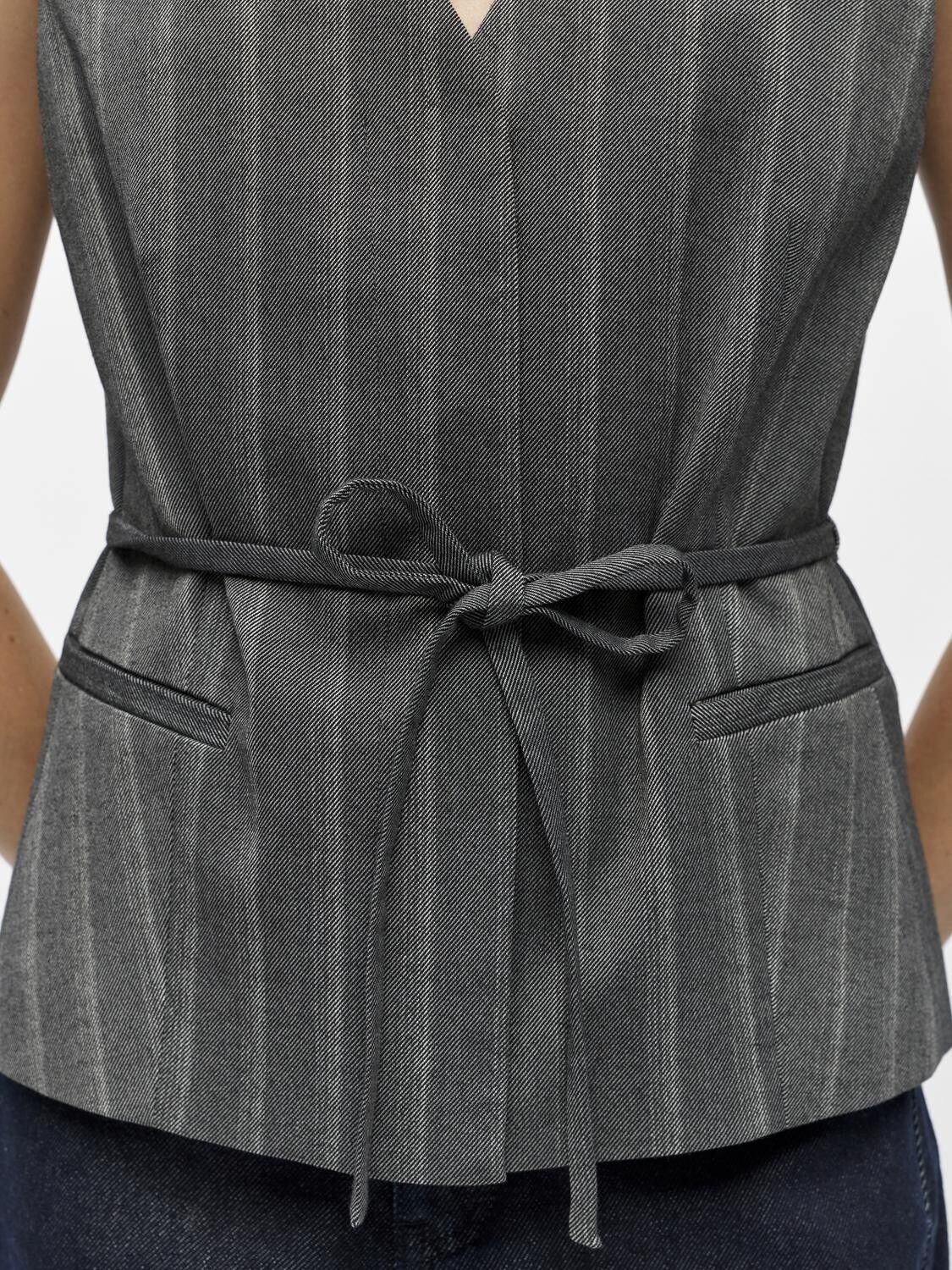 Objlisa Re Tie Waistcoat Aop Noos