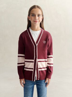 V NECK CARDIGAN