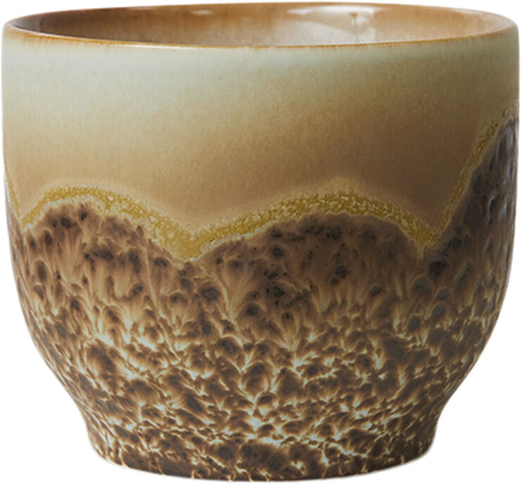 70s ceramics café cup shell