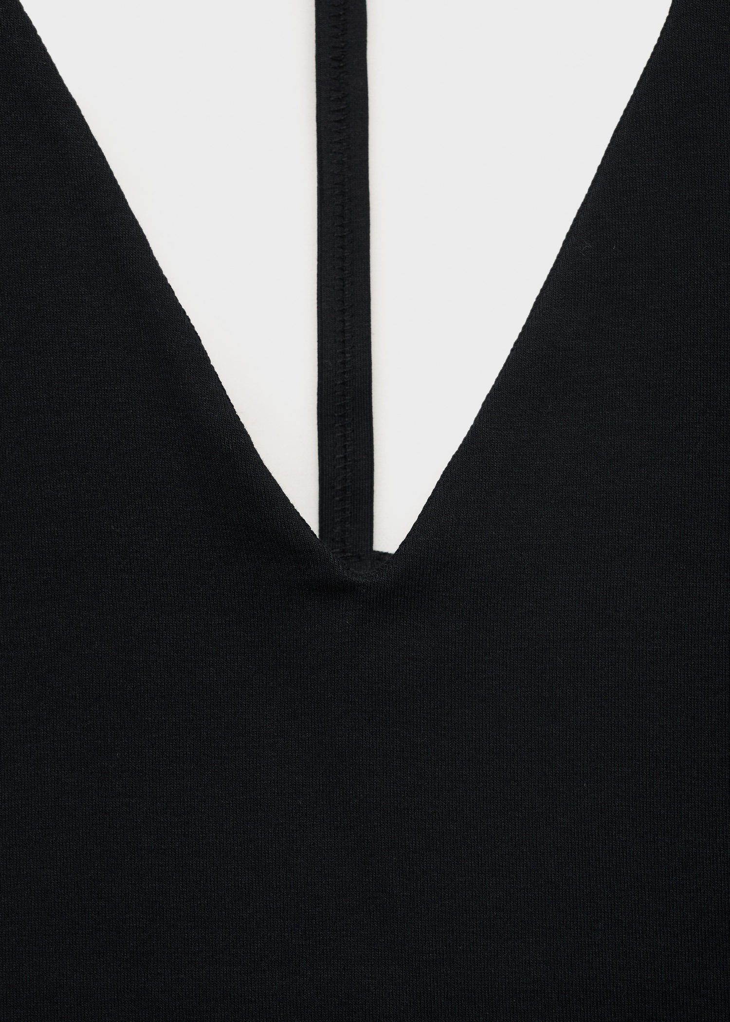 Open-back cotton top