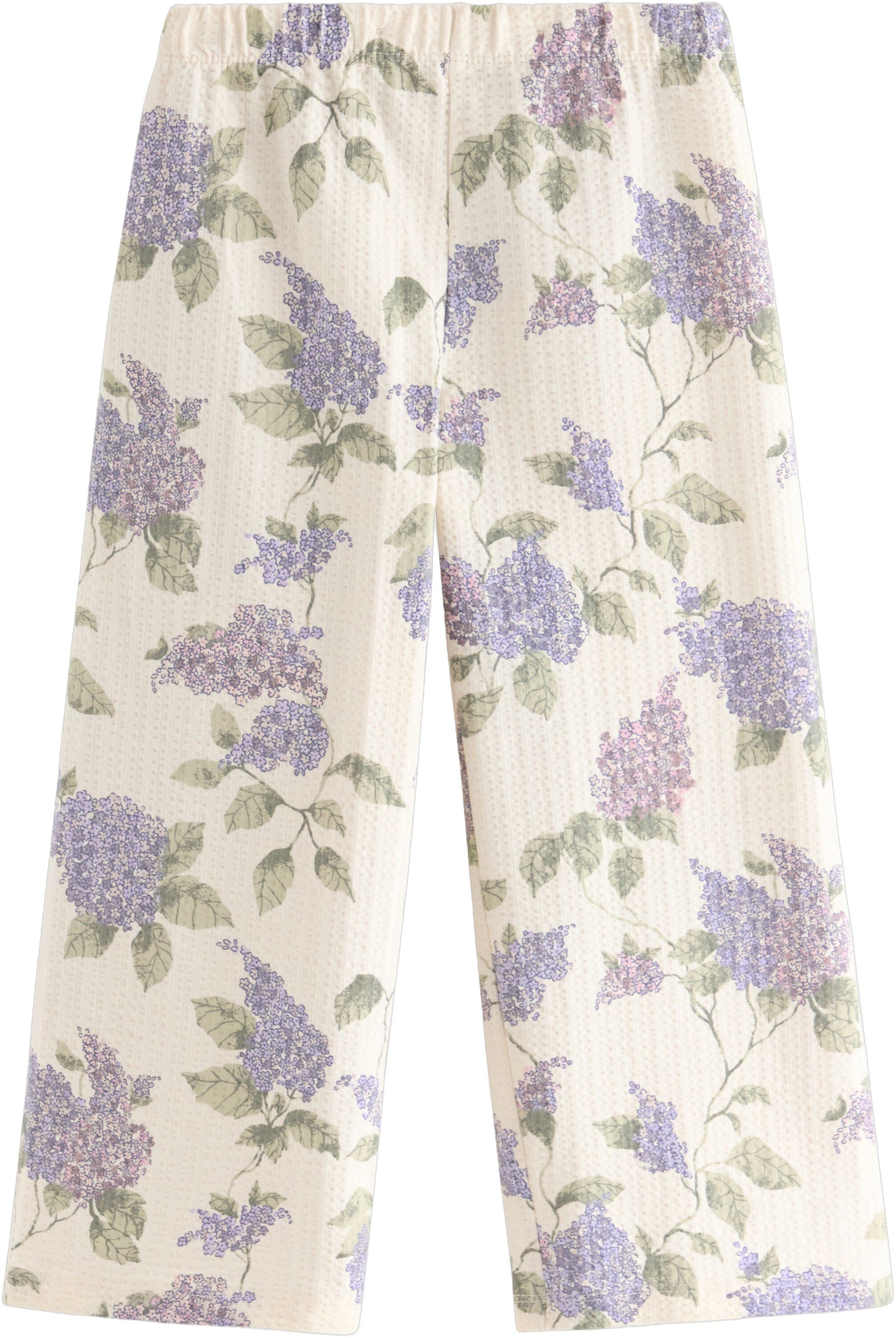 Wide trousers with structure allove