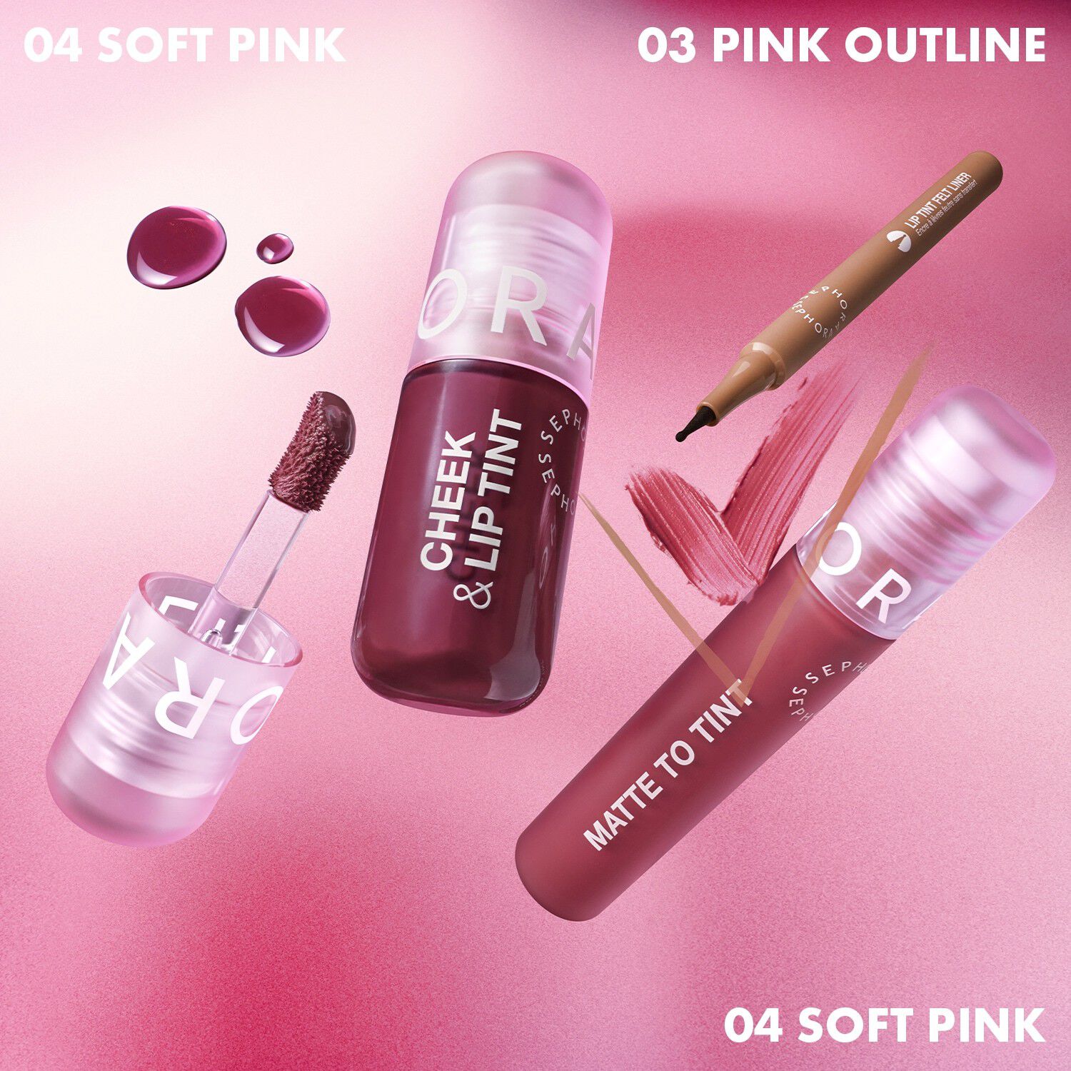 Cheek & Lip Tint - Kladdfritt l&auml;pp- och kindstift