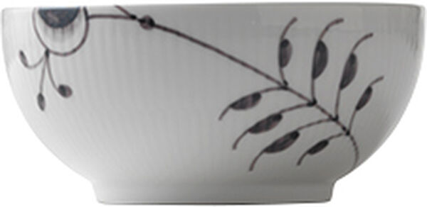 Black Fluted Mega 73 cl skål