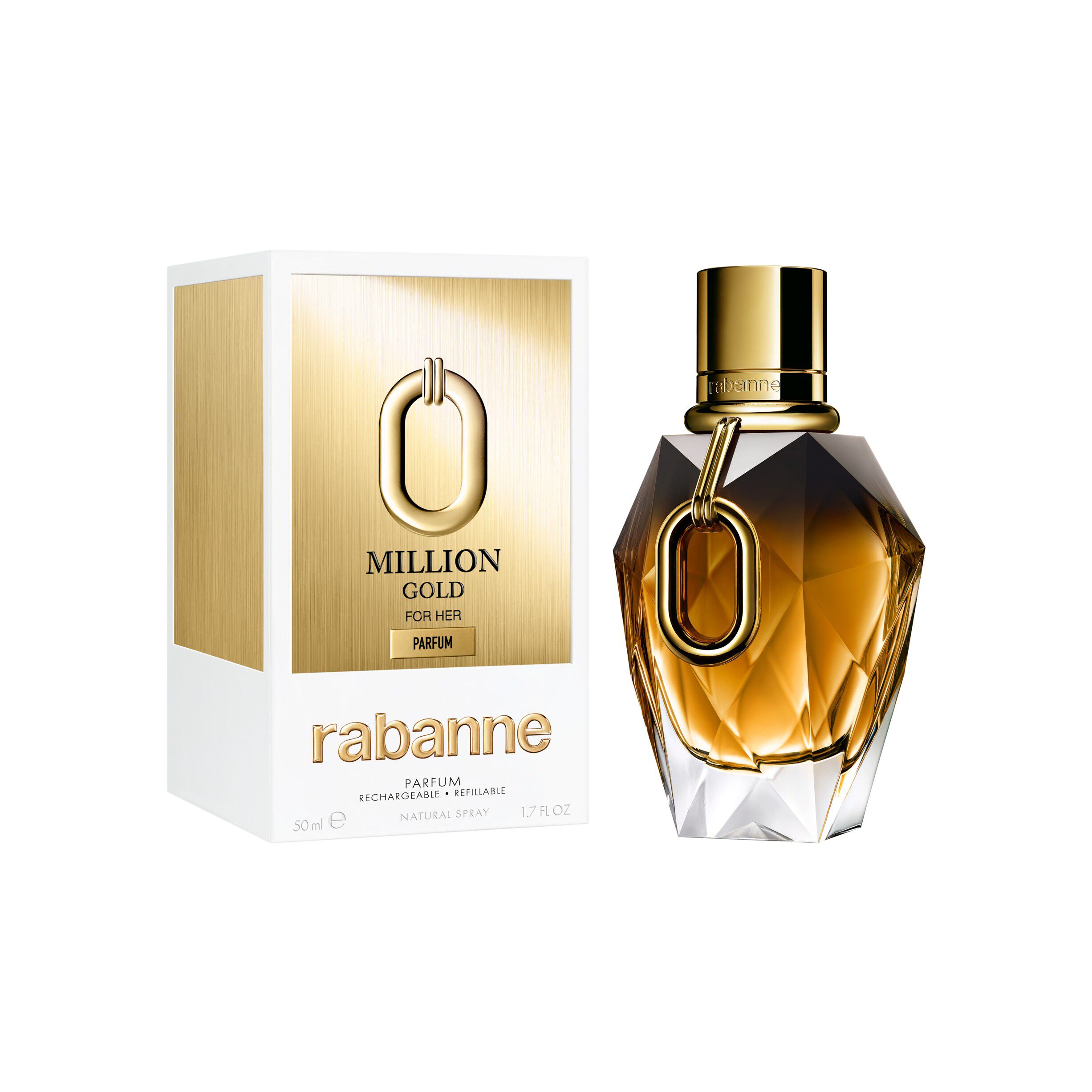 Million Gold for Her Parfum Refillable 50 ml