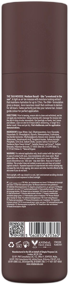 Tanning Mousse Medium 200 ml