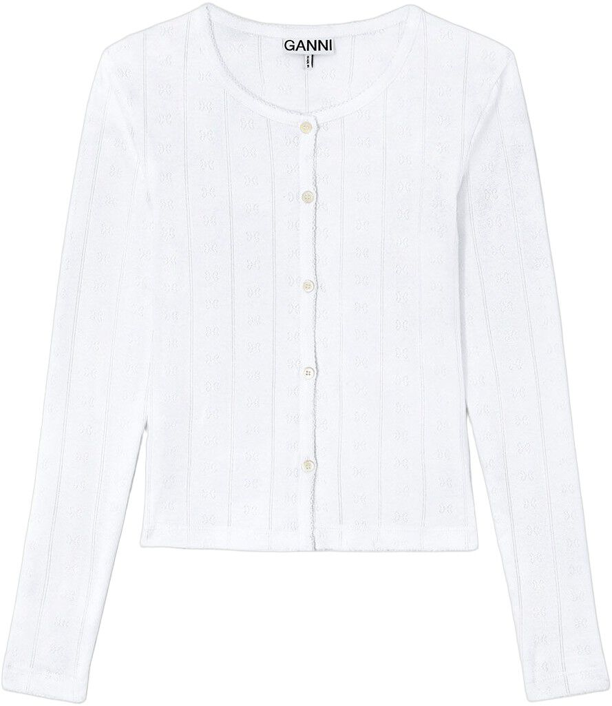 Compact pointelle rib jersey LS But