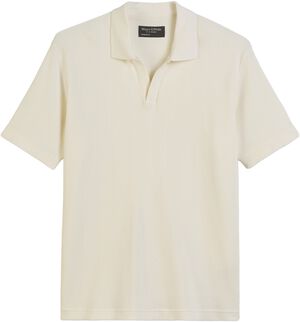 Polo shirt, short sleeve, ribbed co