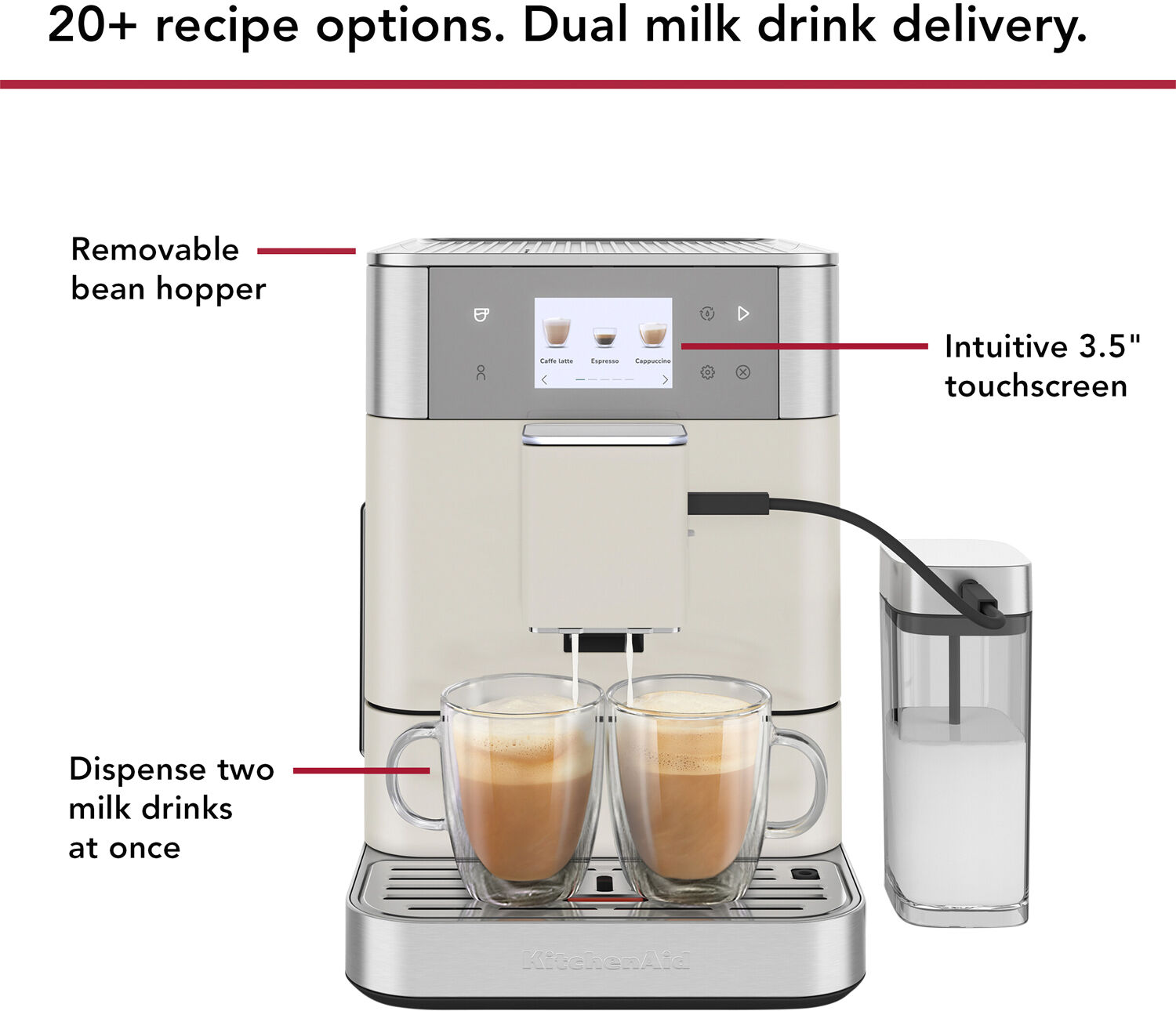 KITCHENAID fuldautomatisk espressomaskin-5KES8557EPL