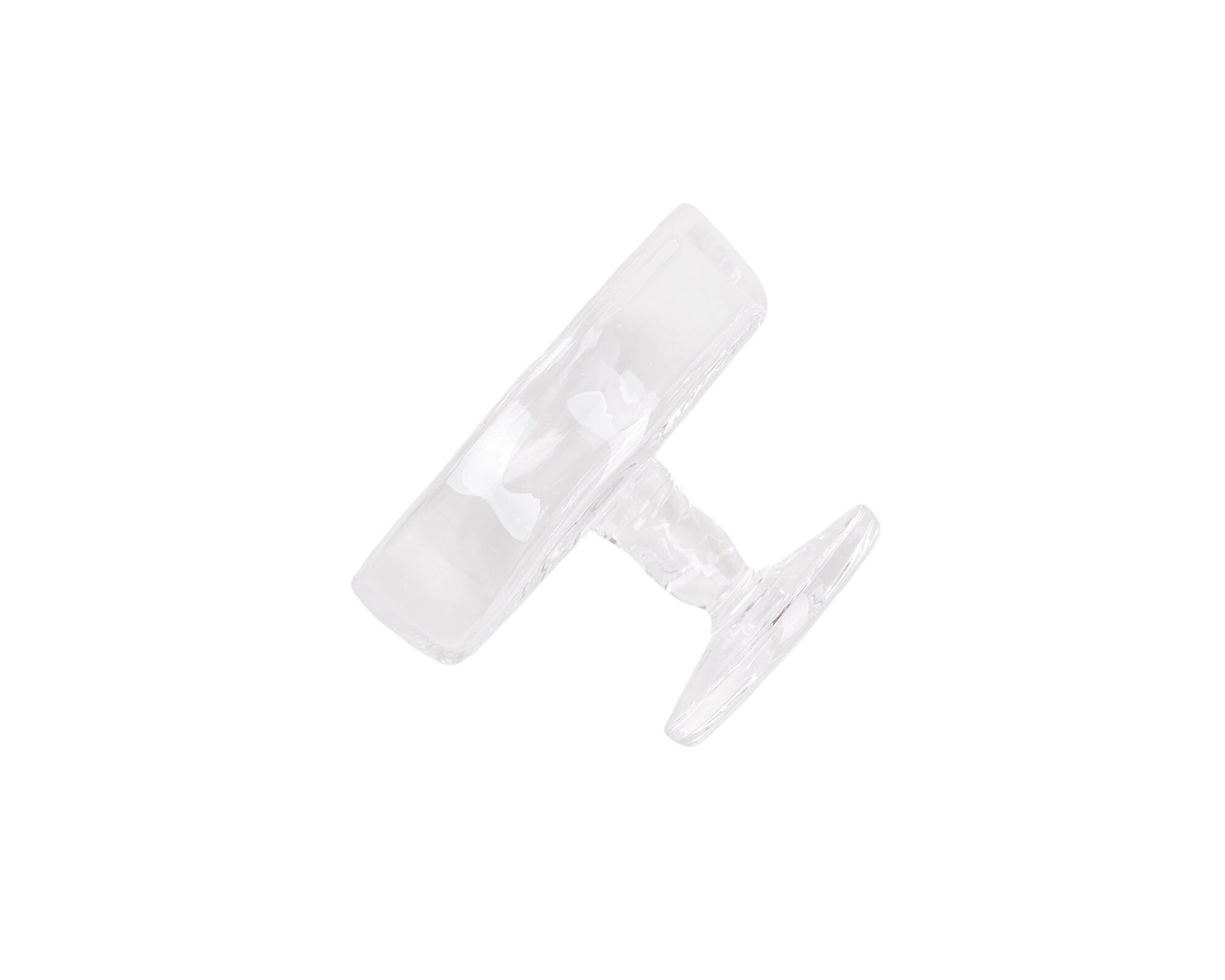 0405 Stem Glass Set of Two | Clear | Wide