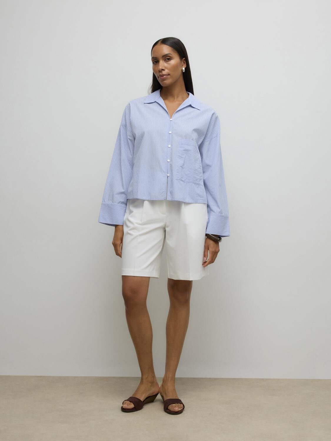 Awally Ls Boxy Shirt