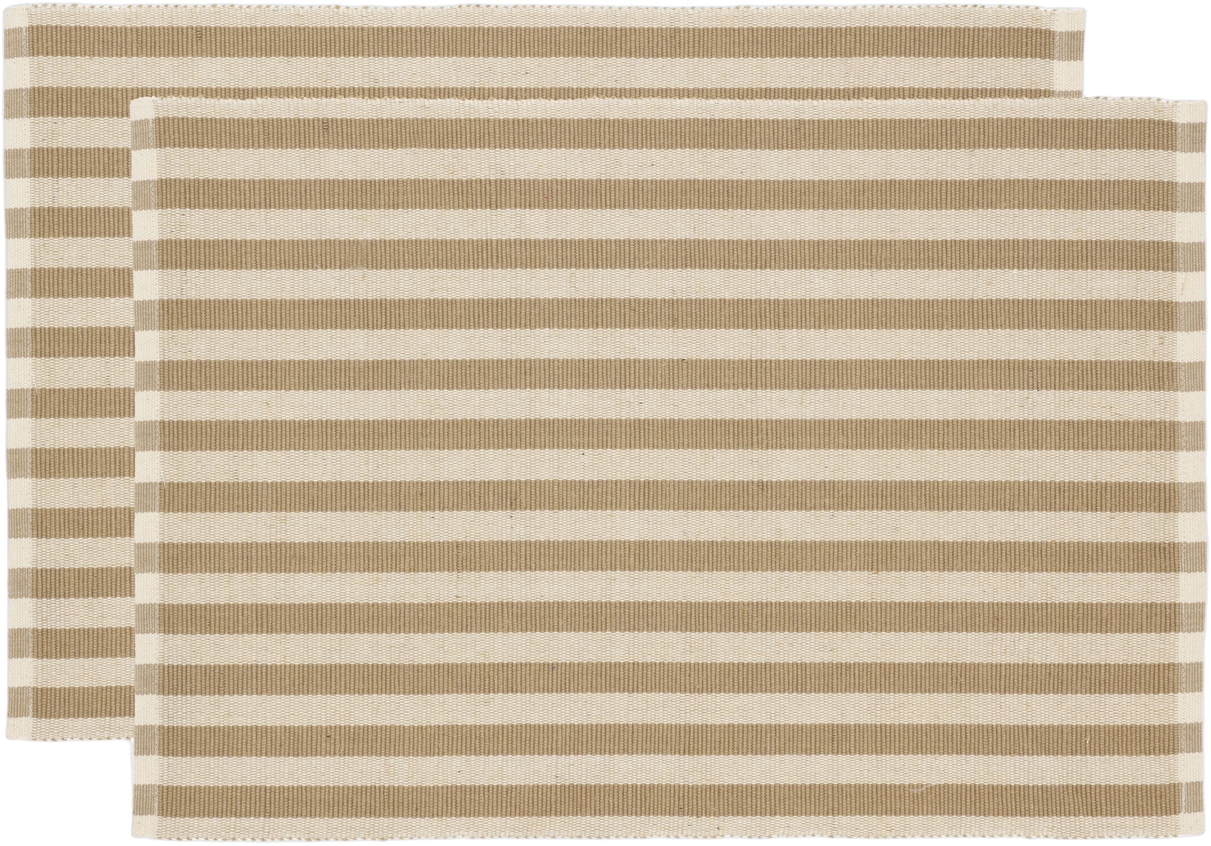 Bordstablett 33x48 2-pack Statement Stripe Beige