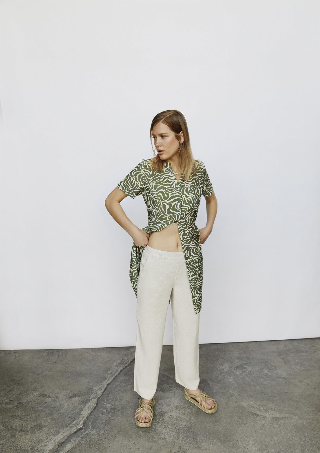 OBJSANNE ALINE WIDE PANT NOOS