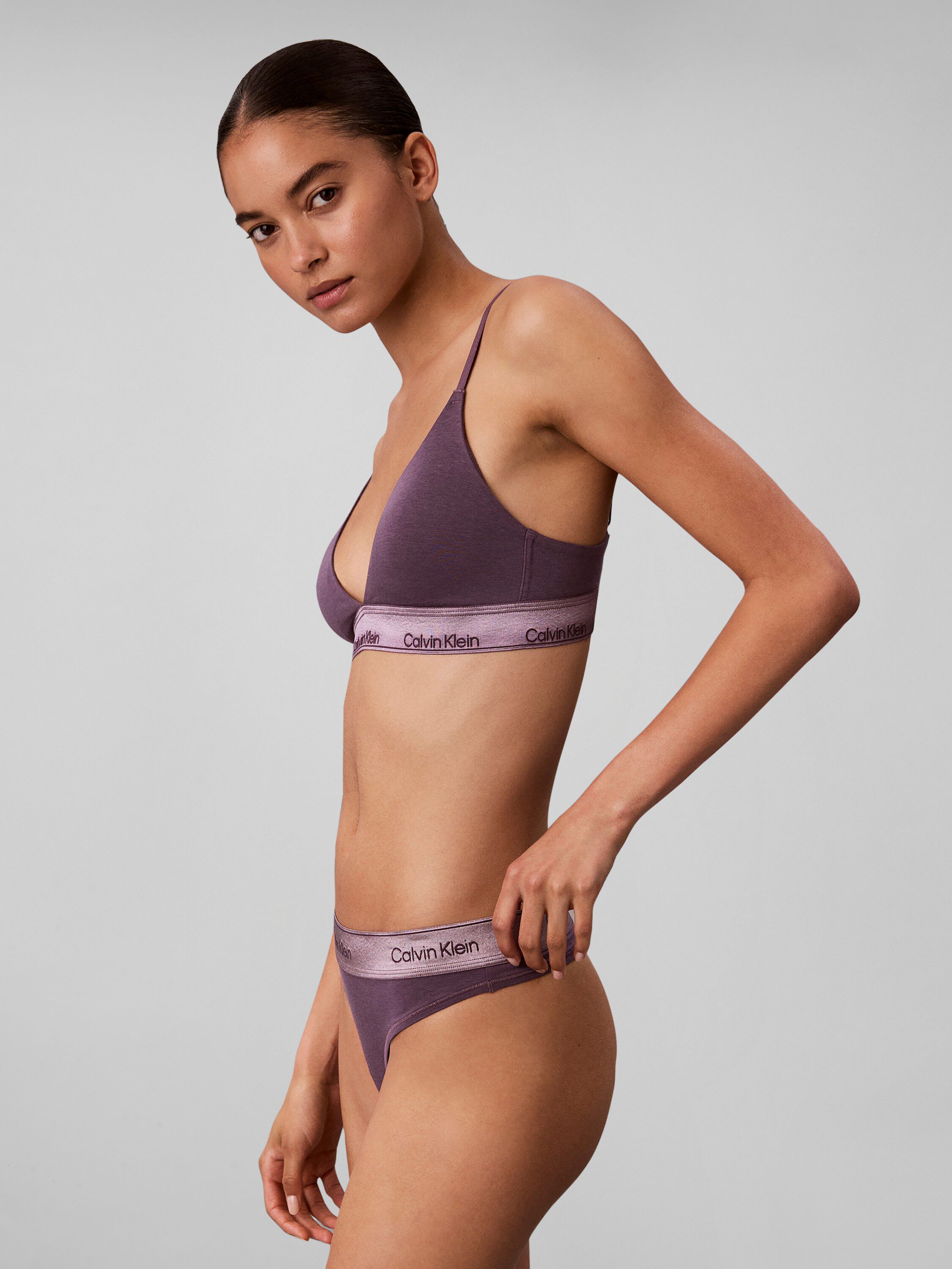 Metallic Thong - Icon Cotton Modal