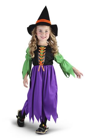 RIO EVENTYR HEKS 104cm3-4 ÅR mKJOLE & HAT