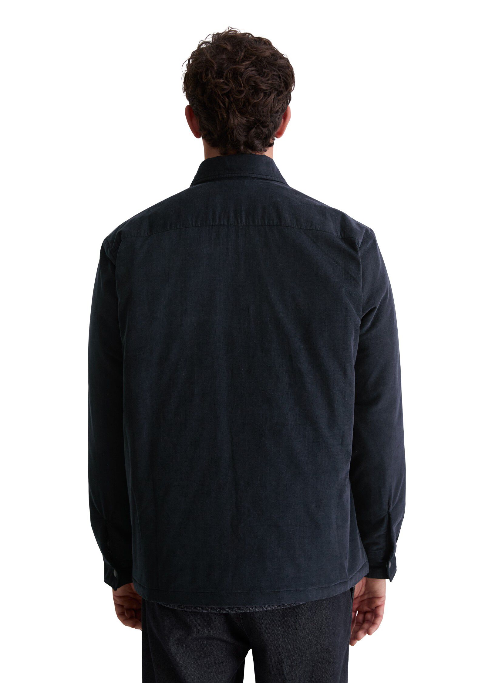 Kent collar overshirt with padding,