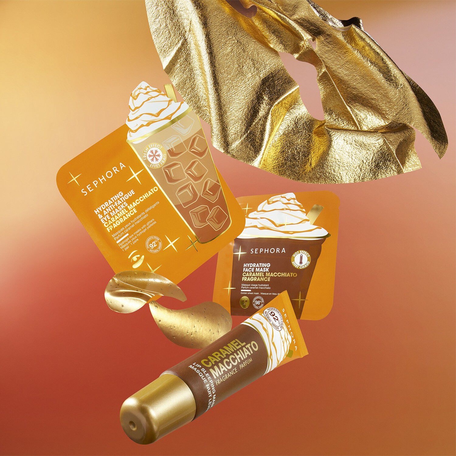 Lip sleeping mask Caramel macchiato - Nattmask f&ouml;r l&auml;ppar, Caramel mac