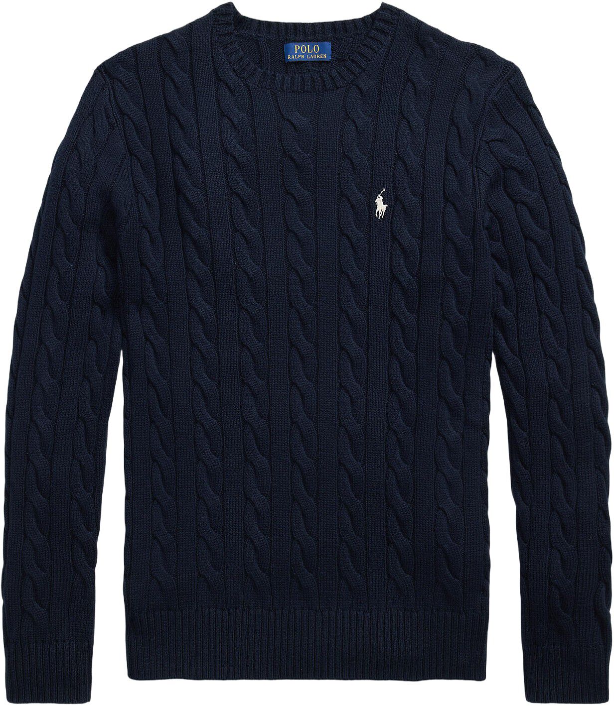 Cable-Knit Cotton Sweater