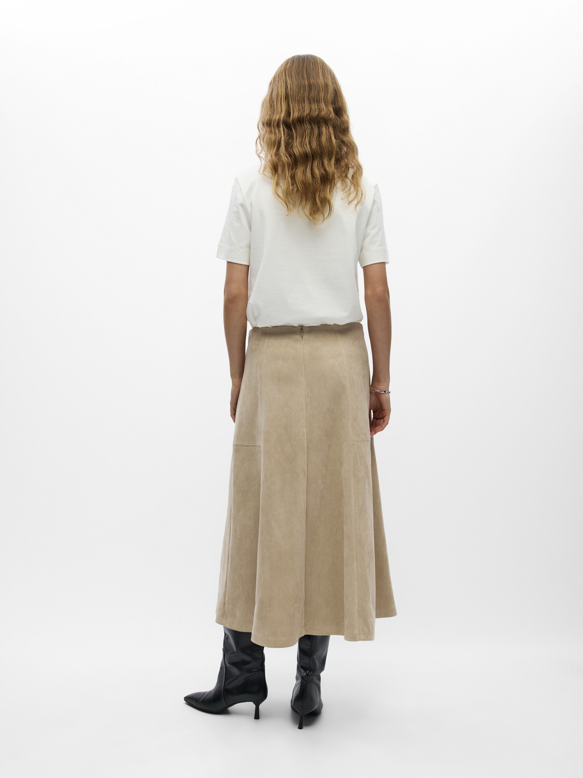 Objdenna Mw Midi Skirt E Aw Fair 26