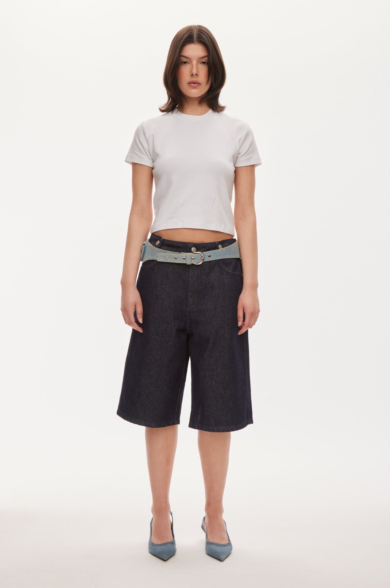 Idol denim shorts