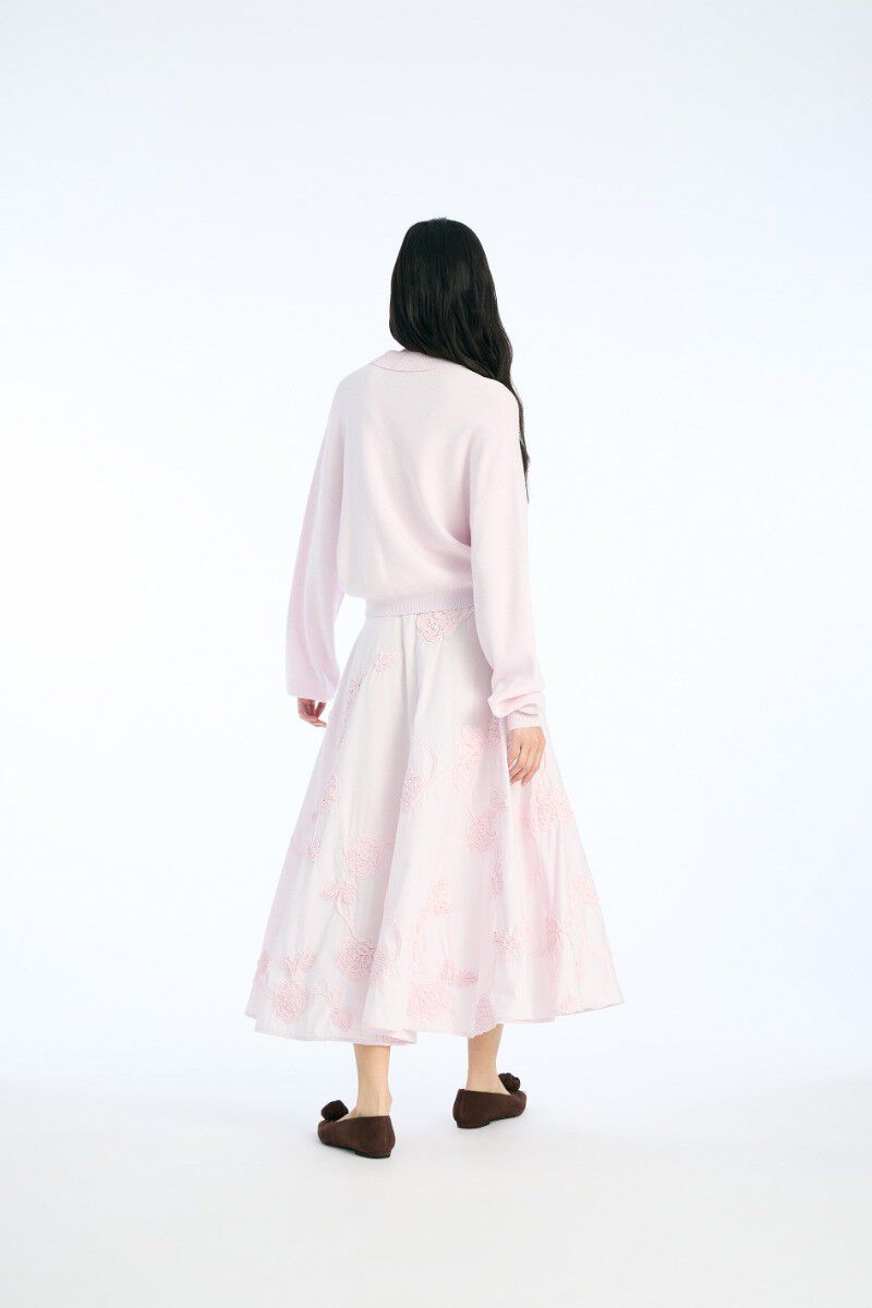 FLOWER MAXI SKIRT