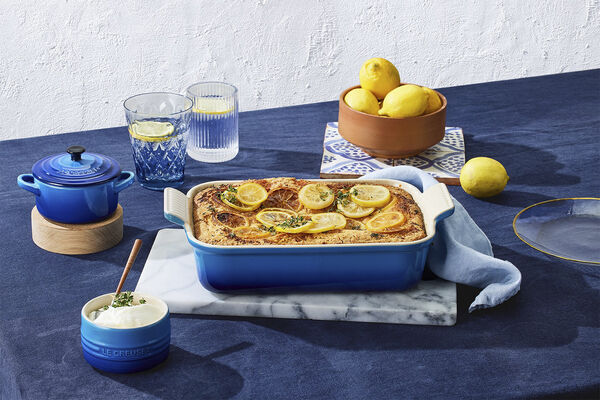 HHeritage Rekt Fad 31/26 cm Azure Blue