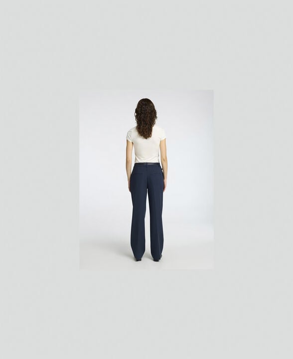 Slfrita Mw Wide Pant Pin Stripe Noos