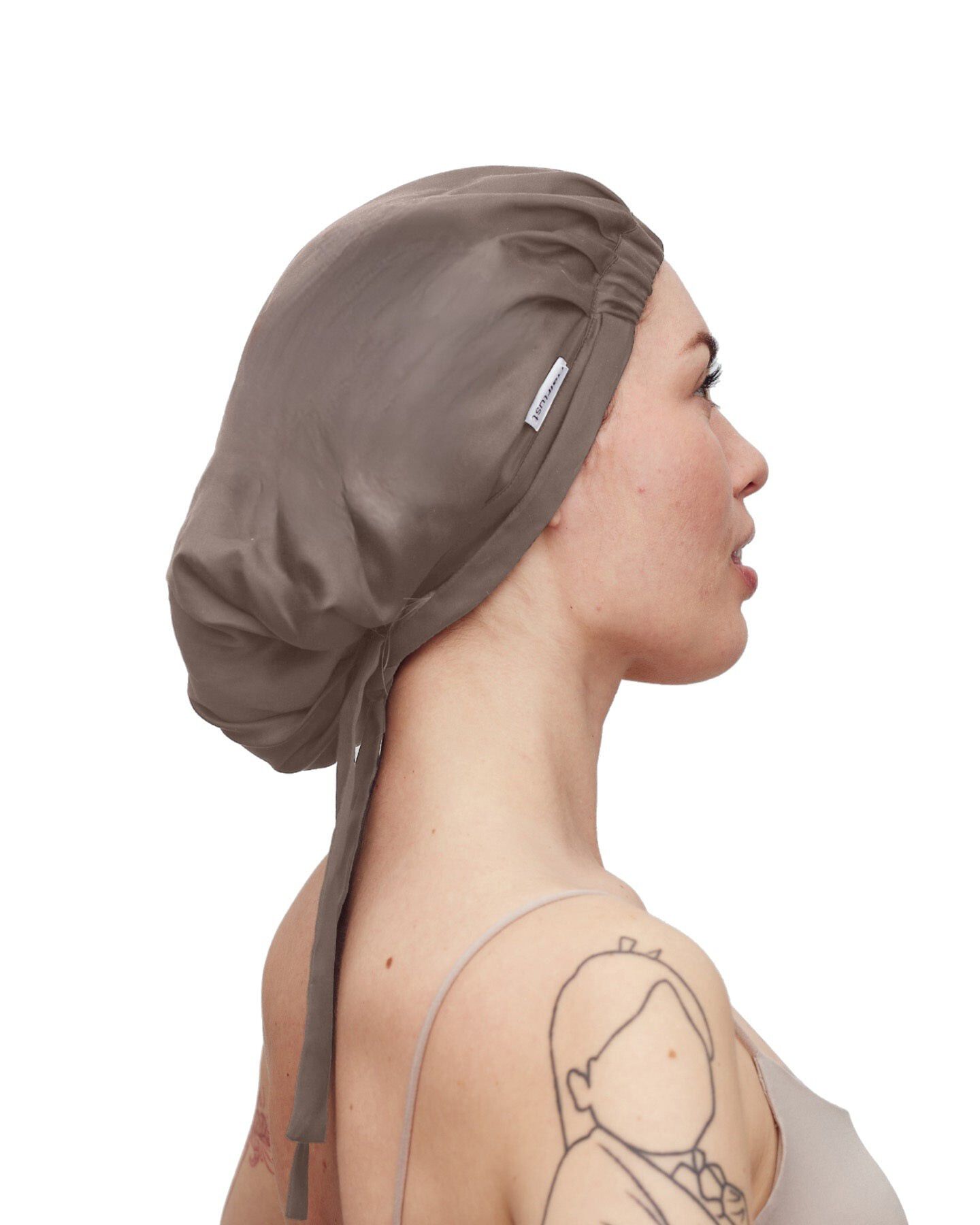 Bamboo Hair Bonnet, Mocha