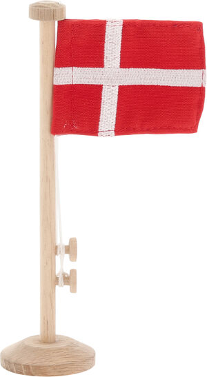 Flaggstång DK 18 cm Natur Ek