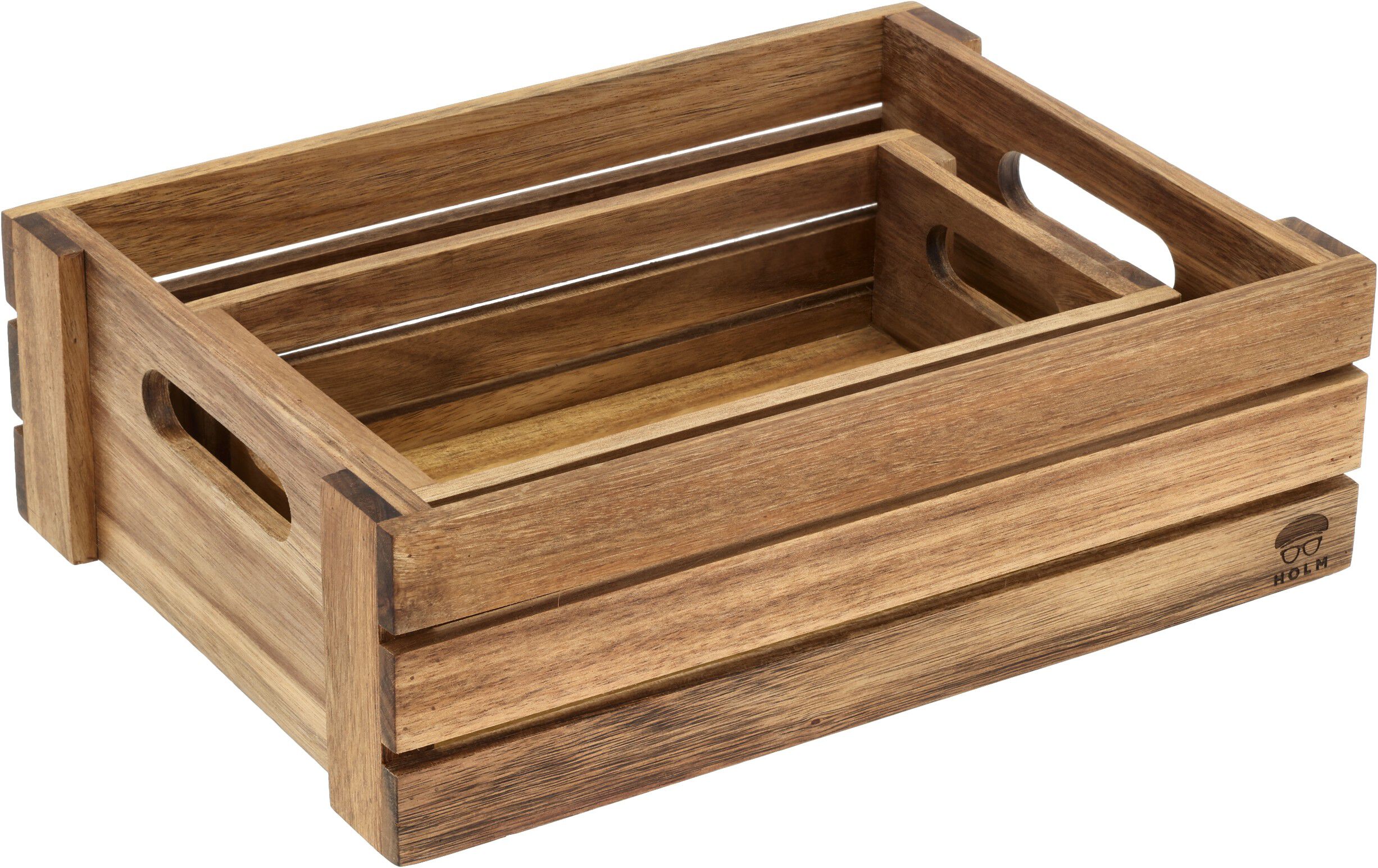 L&aring;dset 2 st Akaciatr&auml;