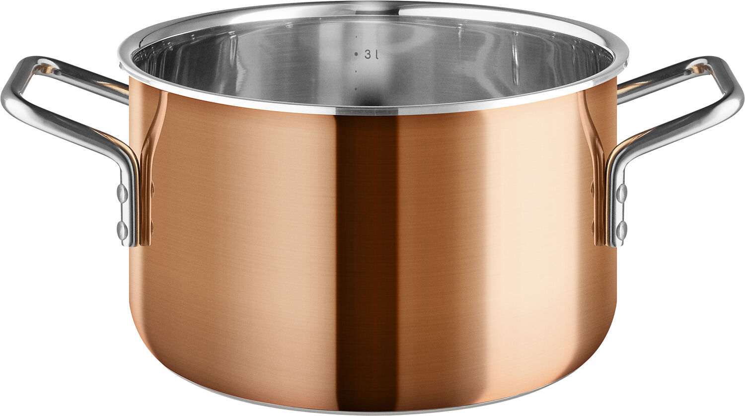 Gryta 3,9 l. 20 cm Koppar