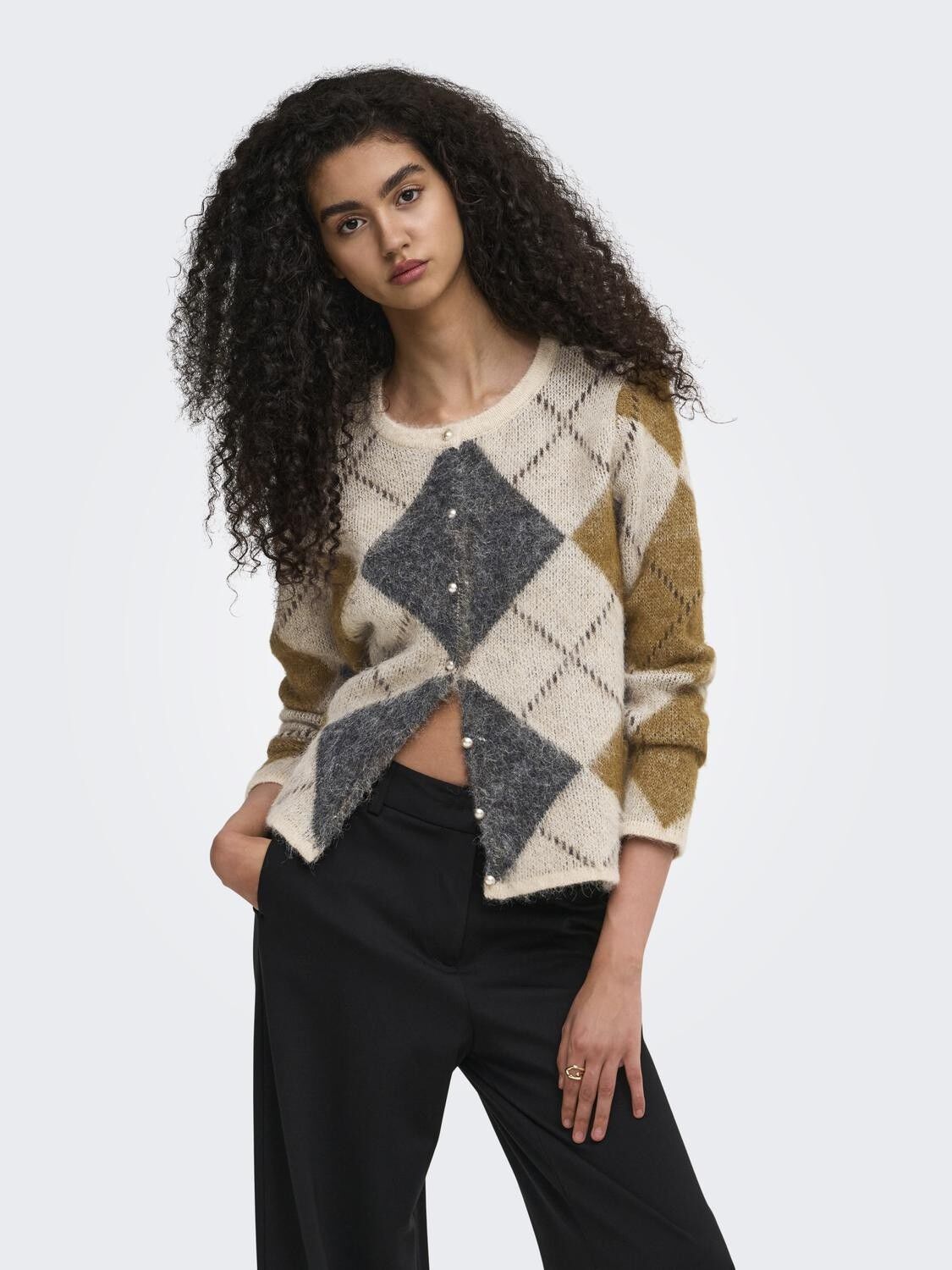 Onlnoeme Ls O-Neck Cardigan Knt