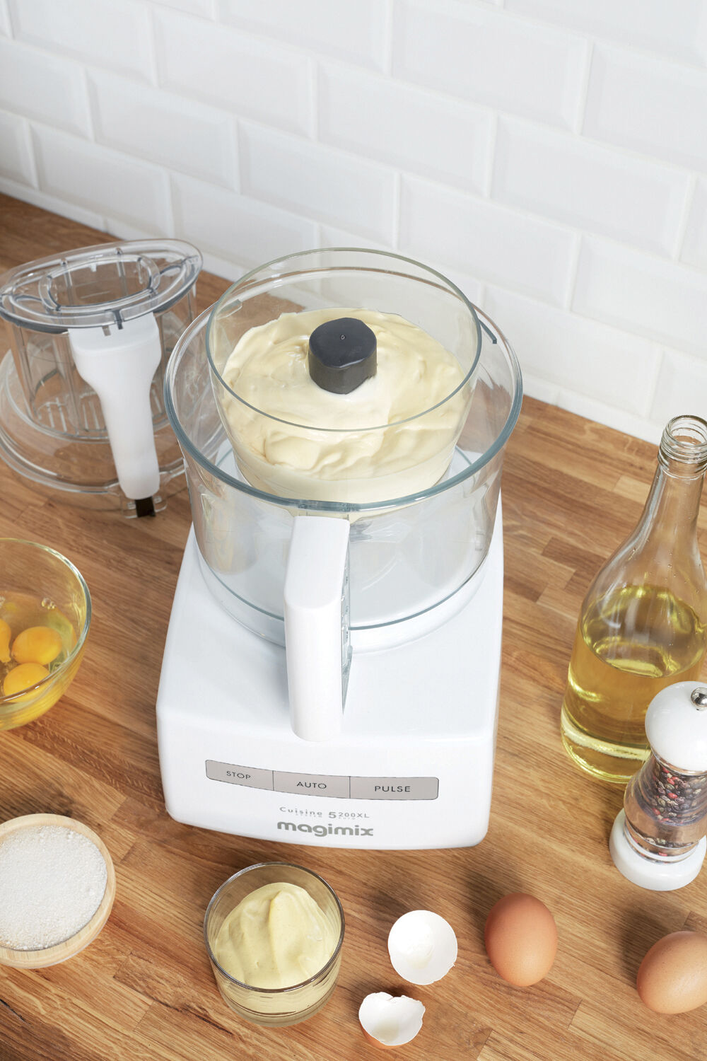"Foodprocessor CS 5200 XL 1100 watt Hvit"