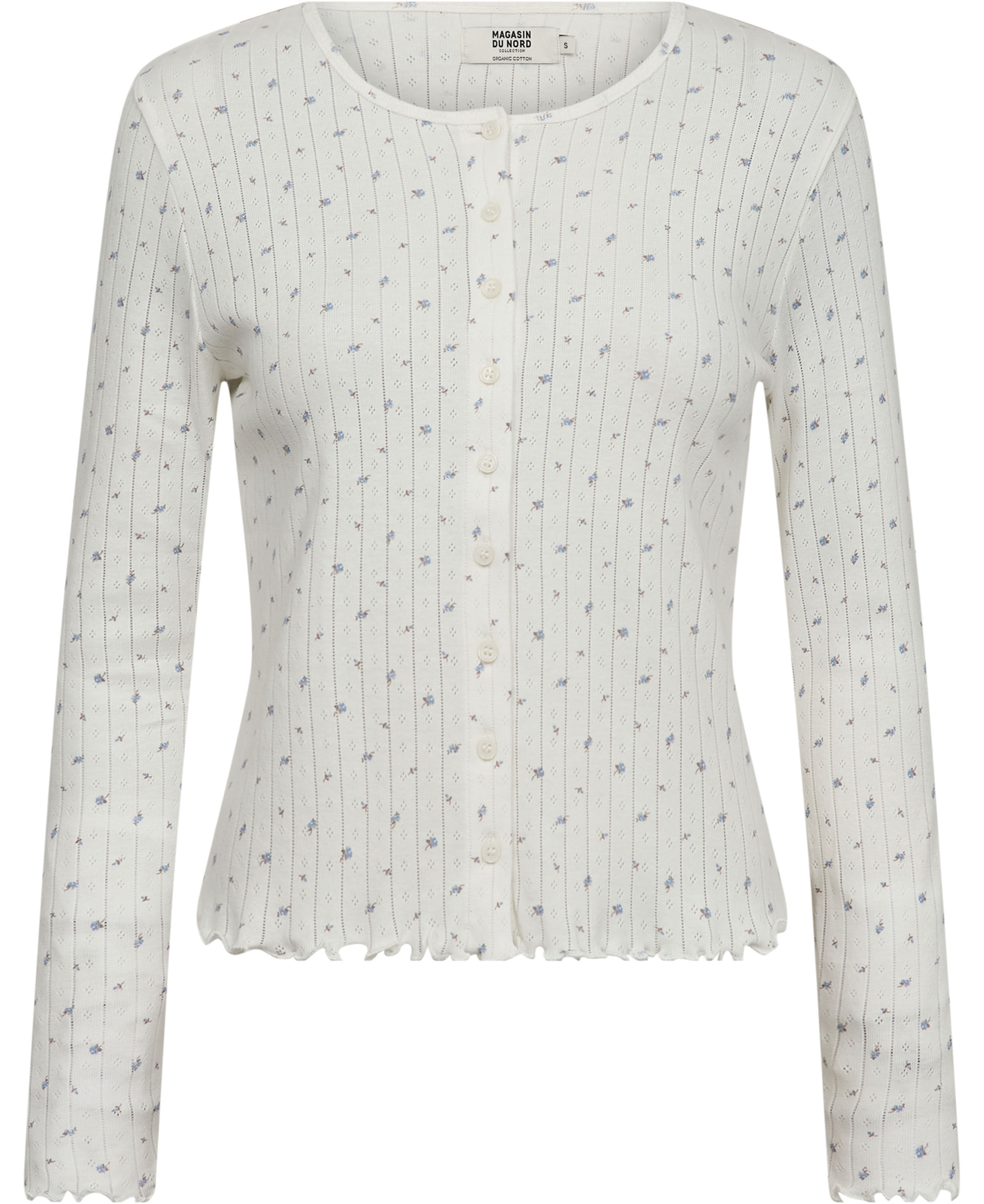 Eloise 10 Cardigan Pointelle - 100% &Oslash;kologisk Bomuld GOTS