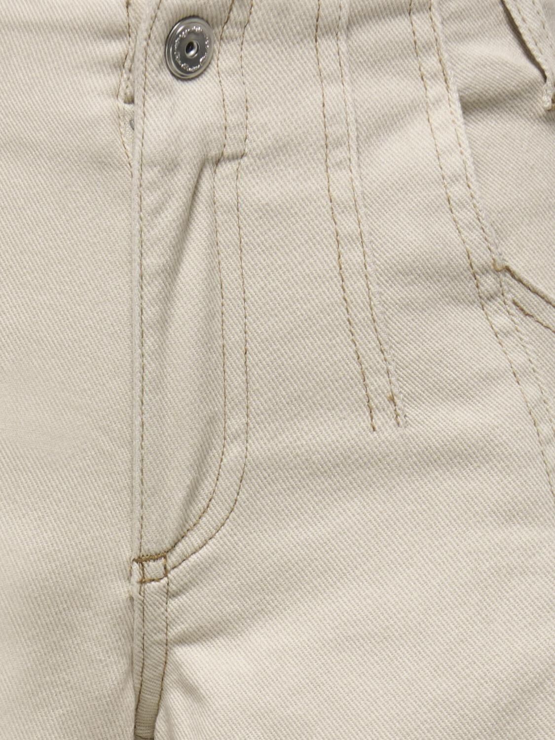 Kogpoppy Long Pleated Twill Shorts Pnt