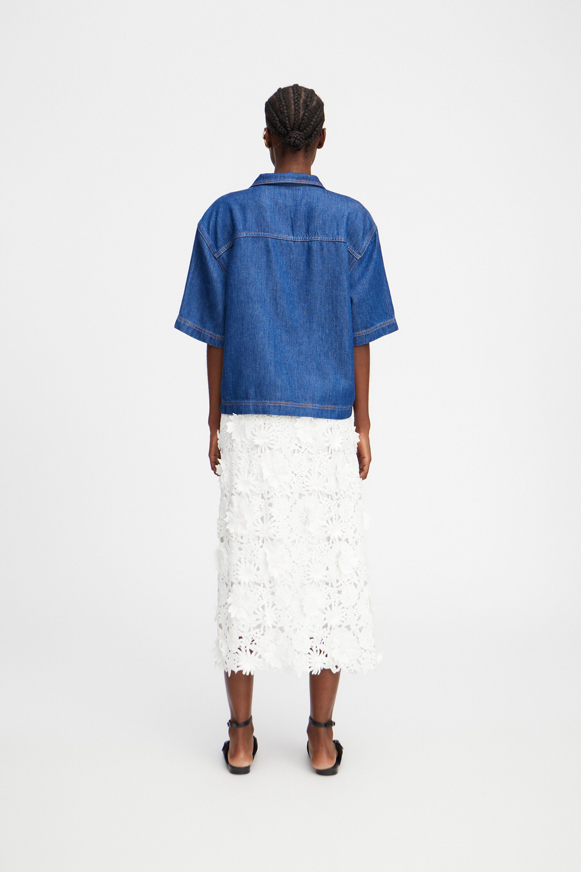 PHOR 100% Tencel Denim Top