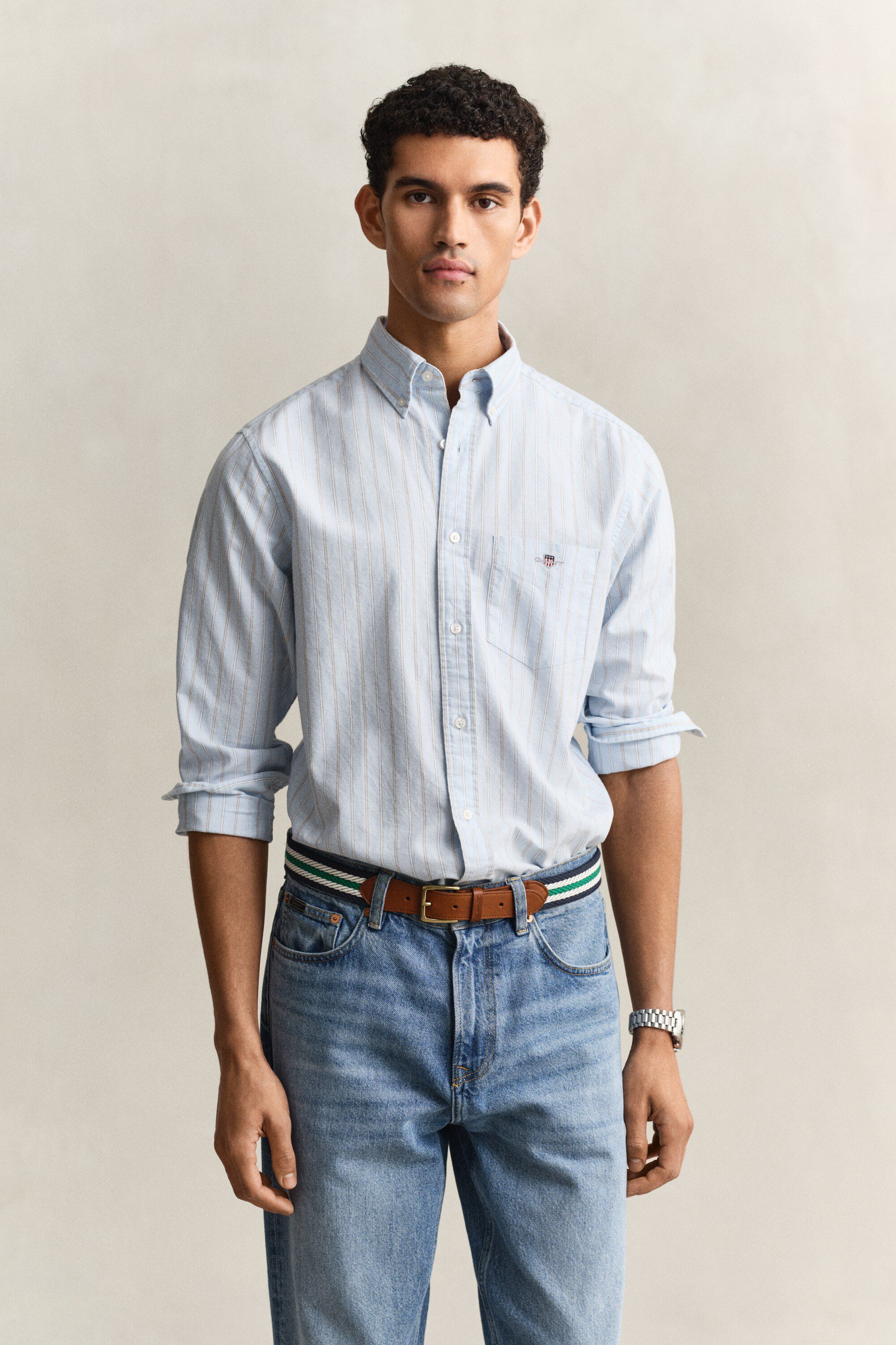 REG CLASSIC OXFORD STRIPE SHIRT