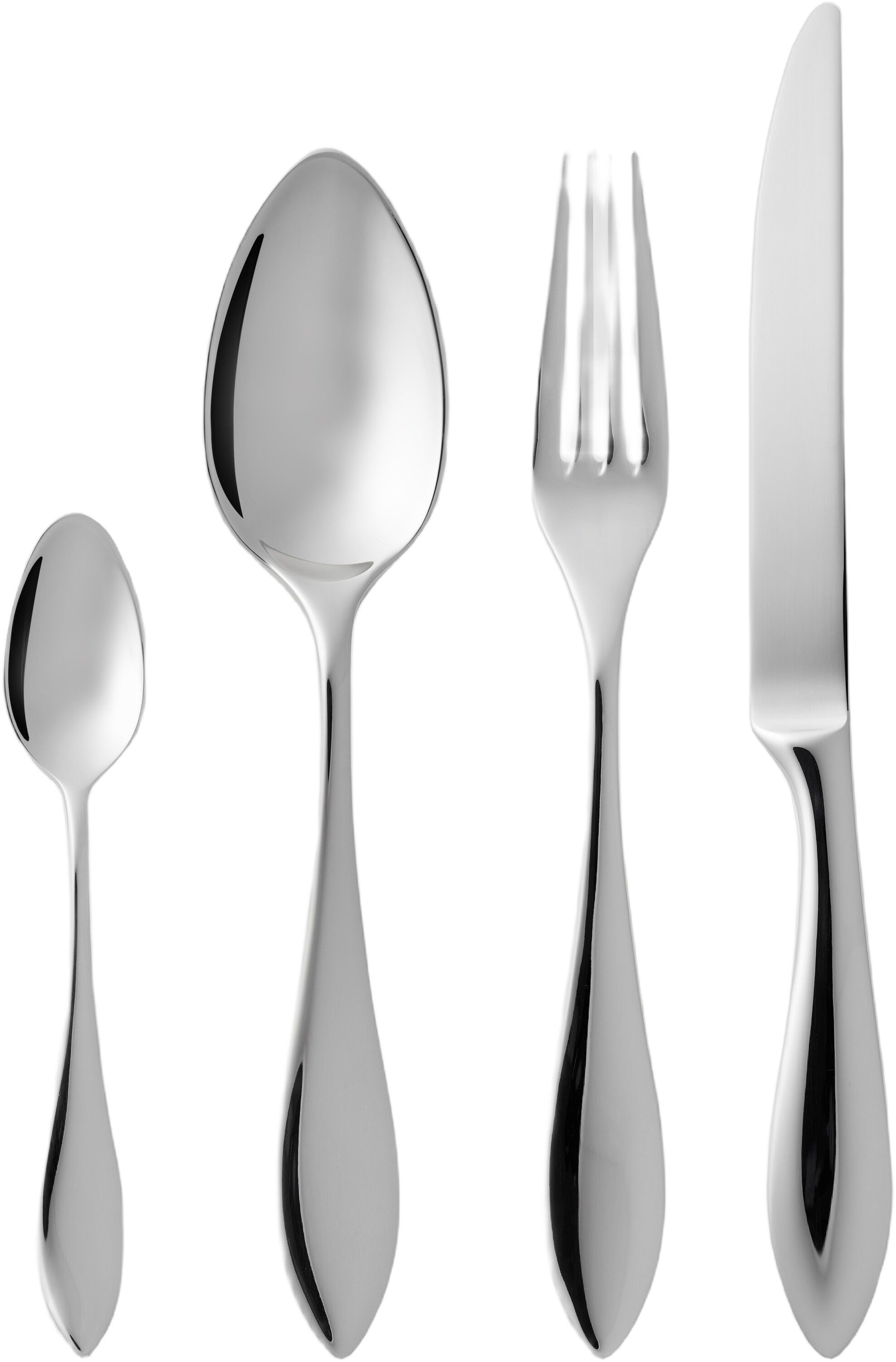 Bestickset Indra 16 delar Blankt st&aring;l