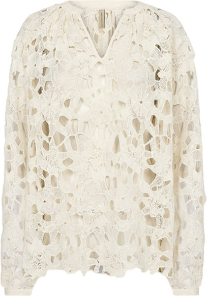 SC-PAJA 1 Bluse Creme