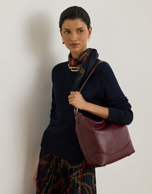 NATURAL SMTH LEATHR-TSHA BCKT ZP-BU